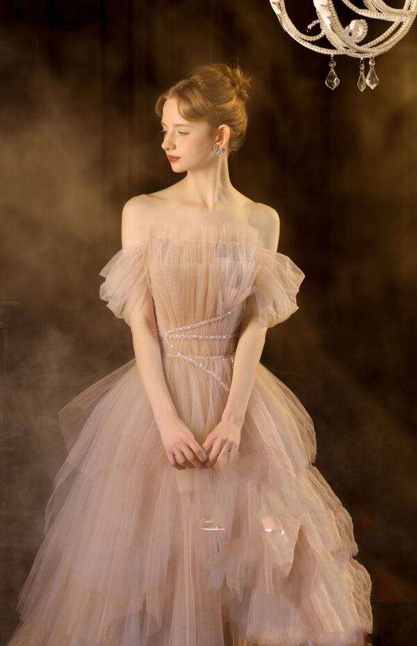 Evening Dress Salute Wine Dress Light Luxury Small - Image 2