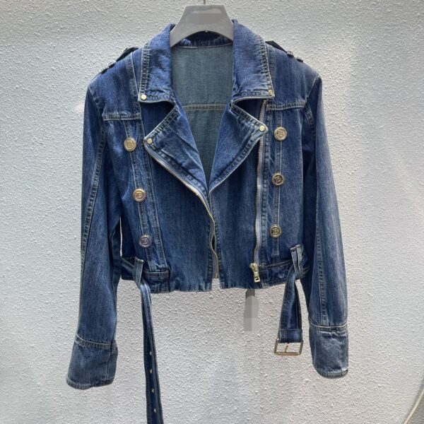 Popular Street Cool Button Denim Coat Korean Style Loose And Idle Fan Car Top - Image 3