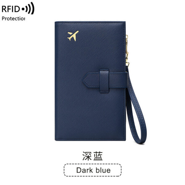 RFID Anti-magnetic Passport Holder Multifunctional Long Ladies Wallet - Image 7