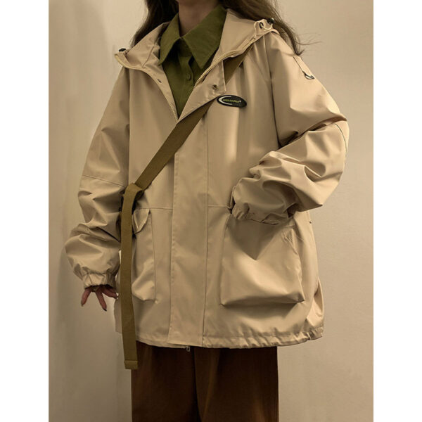 Men's And Women's Same Shell Jacket American Style Loose Tooling - Image 8