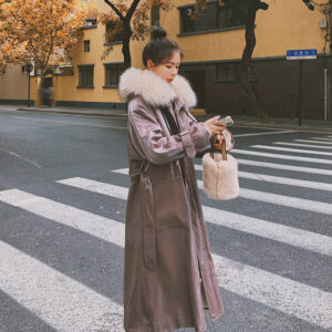 Women's Mid-length Over-the-knee Cotton-padded Jacket Overcomes