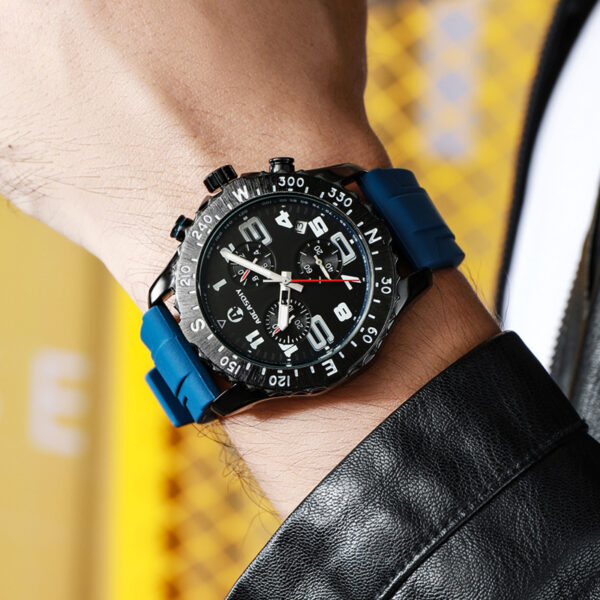 Fashionable Multifunctional Timing Waterproof Quartz Watch - Image 5