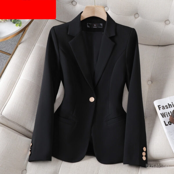 Women's Long Sleeve Professional Suit Formal Work Clothes - Image 3