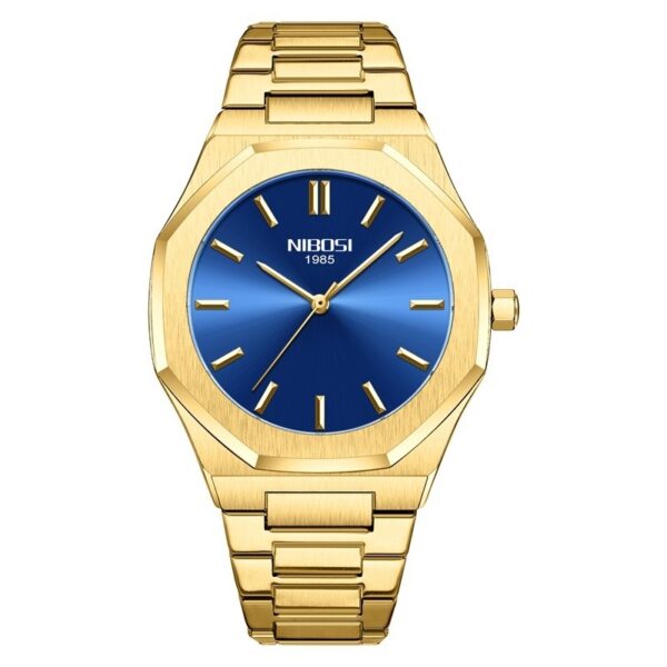 Simple Gold Men's Watch Student Quartz Watch - Image 4