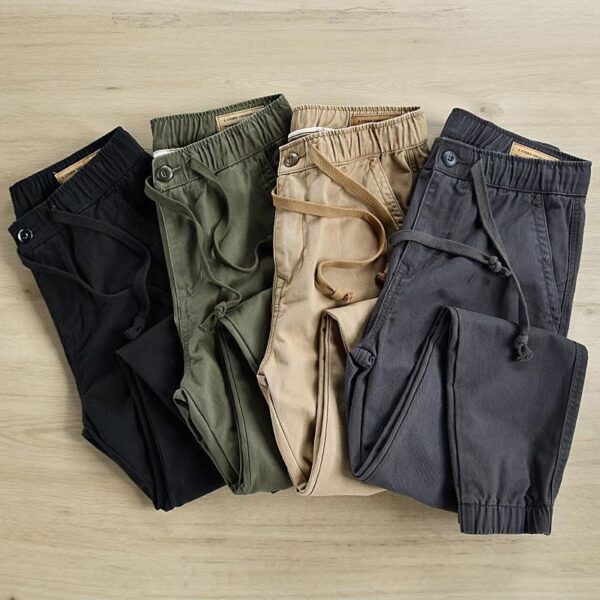 Versatile Workwear Pants Wear-resistant Work Solid Color - Image 7