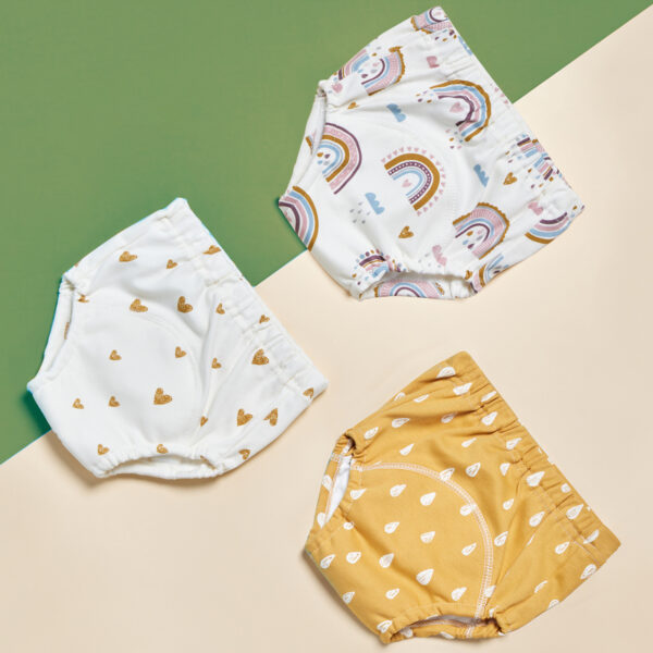 Gauze Baby Training Pants Pure Cotton Breathable 3 Pack