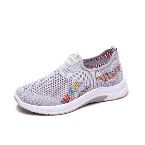 Women's Casual Breathable Fly Woven Mesh Cloth Shoes - Image 3
