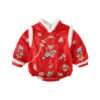Onesie Winter Baby Triangle Rompers Baby Girl Jumpsuit - Image 3