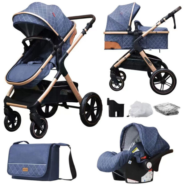 Baby Sitting Lying Lightweight Folding Multi-function Cart - Image 6