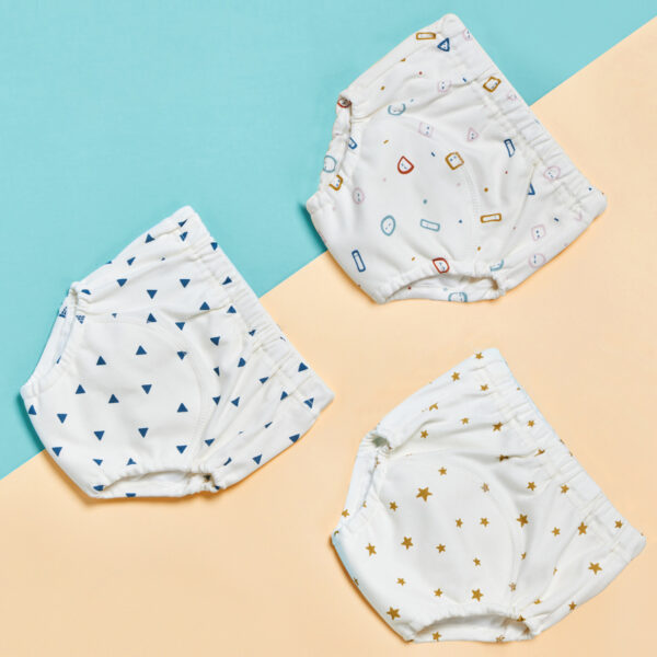 Gauze Baby Training Pants Pure Cotton Breathable 3 Pack - Image 10