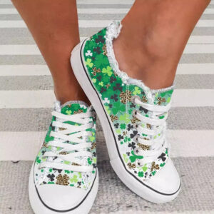 Printed All-matching Casual Flat Shoes