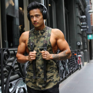 Summer New Loose Men's Sports Fitness Vest