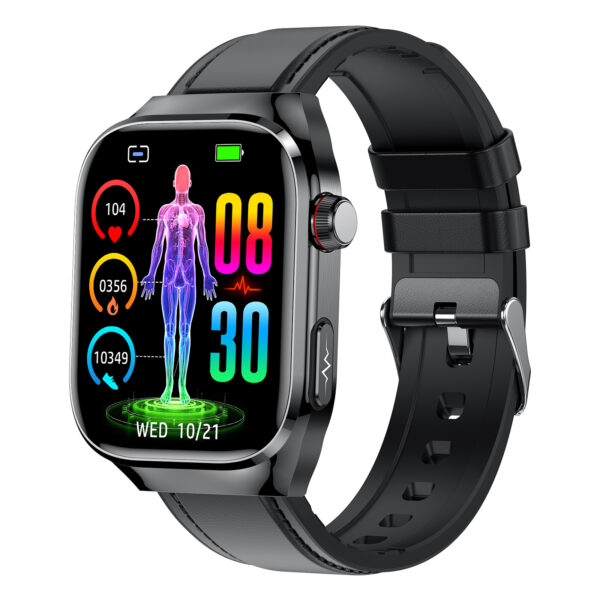 Smart Watch Micro Physical Examination Uric Acid Blood Glucose Blood Lipid Bluetooth Calling - Image 3