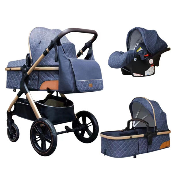 Baby Sitting Lying Lightweight Folding Multi-function Cart - Image 3