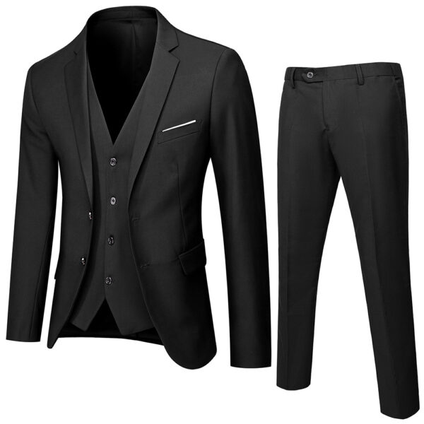 Men's Business Cotton Blend Casual Suit - Image 6