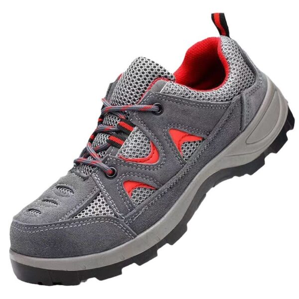 Four Seasons Men's Solid Soled Safety Protection Shoes - Image 4