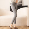 Soft Glutinous Cashmere Slim Fit Thick Flat Women's Leggings - Image 9