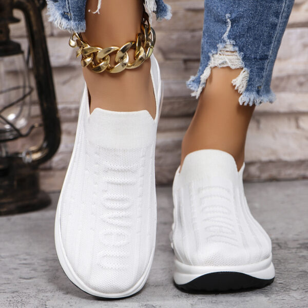 Plus Size Flying Woven Breathable Sports Shoes Women - Image 2