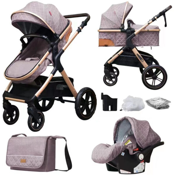 Baby Sitting Lying Lightweight Folding Multi-function Cart - Image 2