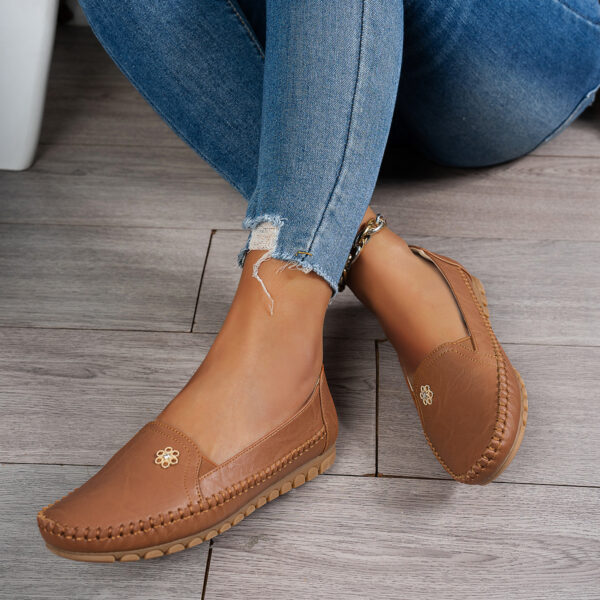 Plus Size Suture Laser Women's Flat-heeled Shoes - Image 2