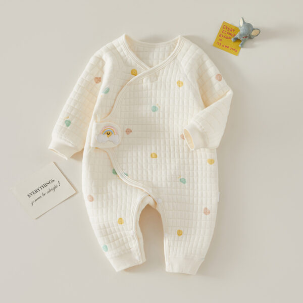 Baby's Thin Cotton Warm Jumpsuit Baby Romper - Image 10