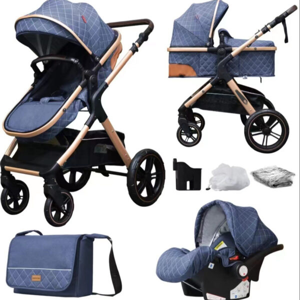 Baby Sitting Lying Lightweight Folding Multi-function Cart - Image 7