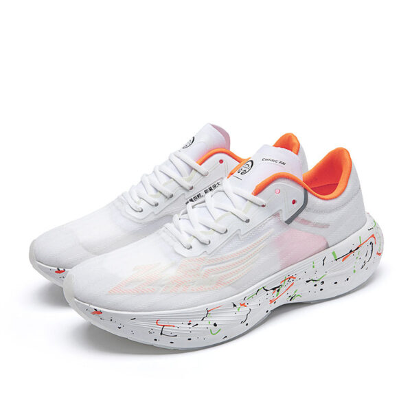 Breathable Sports Running Mesh Fashion Low Top Shock Absorption Marathon Running Shoes - Image 3