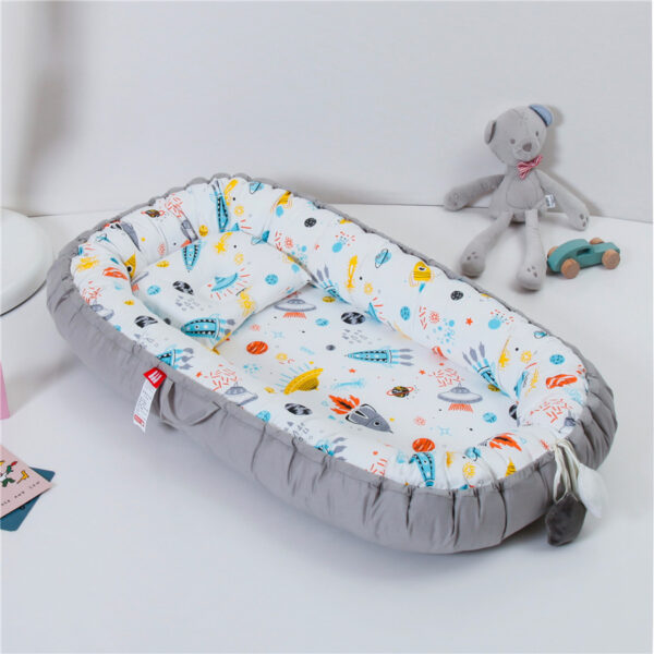 Change Pilch Baby Pillow Travel Crib Folding Removable Washable