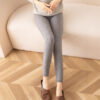 Soft Glutinous Cashmere Slim Fit Thick Flat Women's Leggings - Image 8