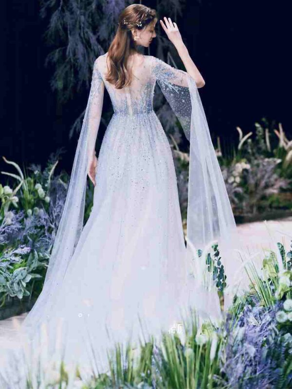 High-end Engagement Evening Dress Light Luxury Niche Wedding Banquet Female - Image 6