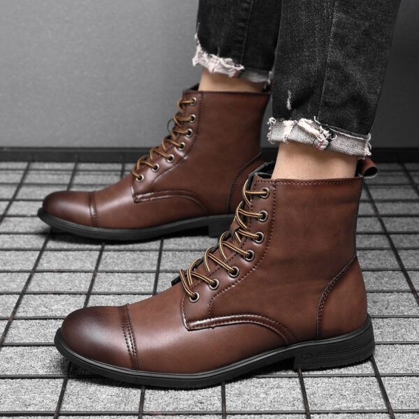 High-top British Casual Men's Shoes - Image 8