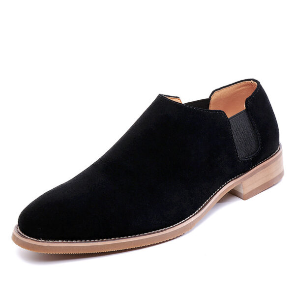 Korean Style Pointed Casual Shoes British Style Retro Suede - Image 2