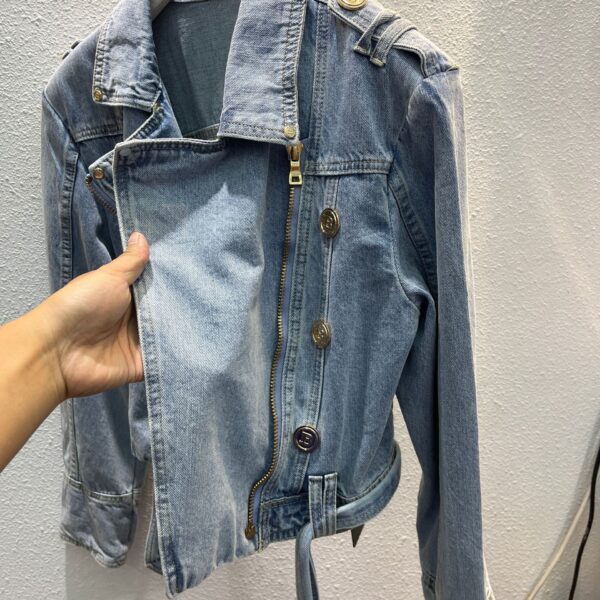 Popular Street Cool Button Denim Coat Korean Style Loose And Idle Fan Car Top - Image 10