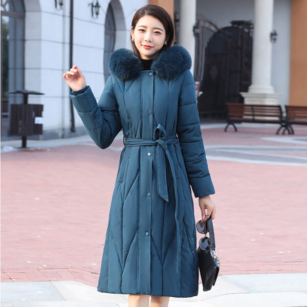 Women's Cotton-padded Coat Fashion Waist-controlled Thickened - Image 3