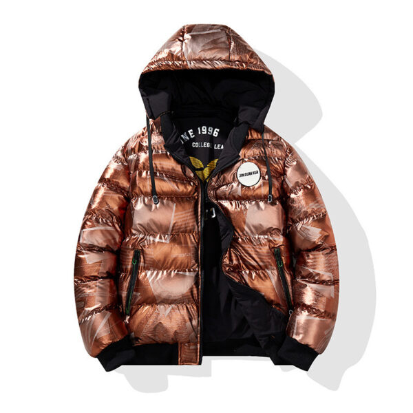 Thickened Hooded Cotton-padded Jacket Men's Plus Size Cotton Clothes Men's Coat - Image 5