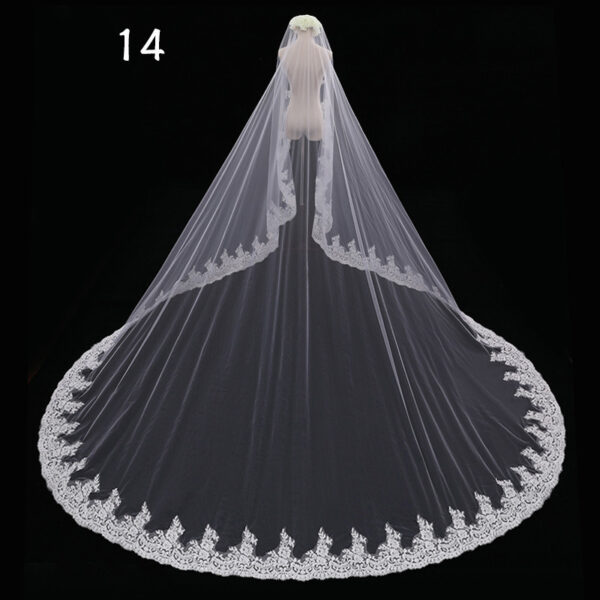 Bride Wedding Master Wedding Veil Long Long Tail - Image 7