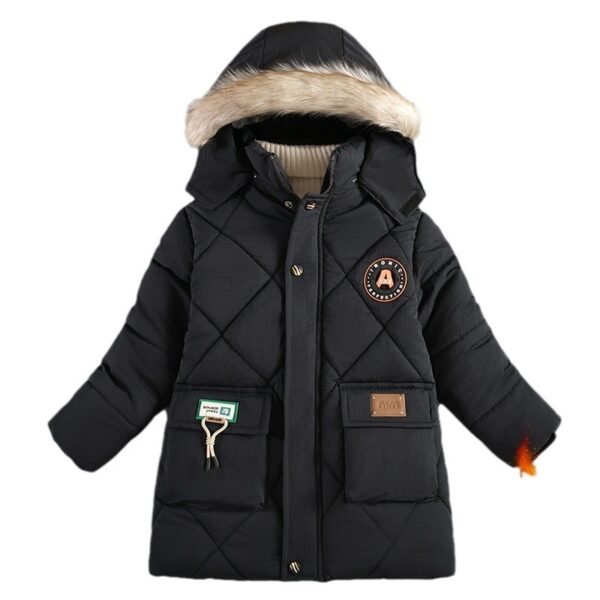 Boys' Winter Wear Thick Cotton-padded Jacket - Image 4