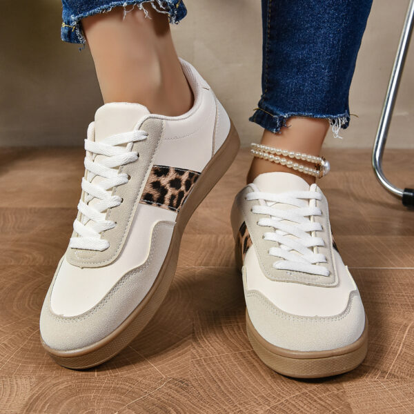 Flat Lace-up Oversized Casual Shoes - Image 6