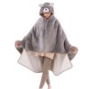 Lazy People's Cape Blanket Student Shawl Thickened - Image 3