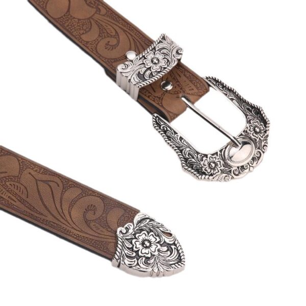 High-grade Brown Jeans Strap Casual All-matching - Image 5