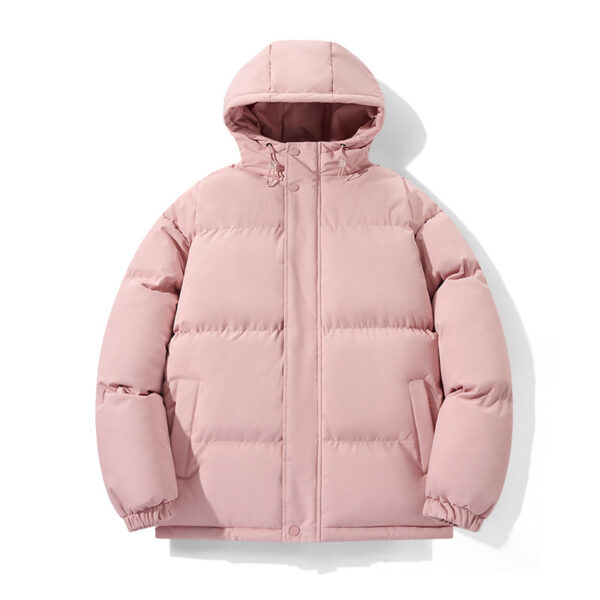 Cotton Loose Thickening Keep Warm Casual Hooded Coat Keep Warm Fall Winter Casual Clothes - Image 4