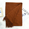 Annual Meeting Warm Cashmere Tassel Scarf - Image 5