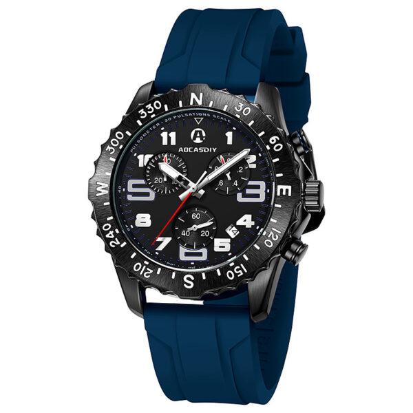 Fashionable Multifunctional Timing Waterproof Quartz Watch - Image 4