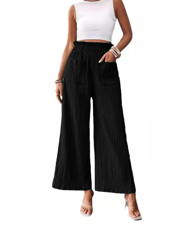 Casual Loose-fitting Wide-leg Slim-fit Trousers - Image 4