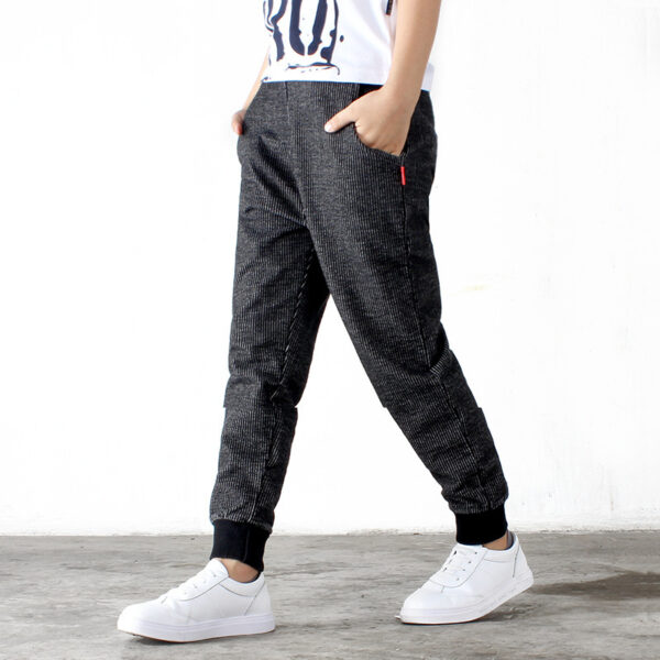 Boys' Trousers Girls' Knitted Children's Pants Casual Children's Jeans - Image 5