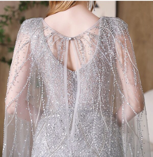 Evening Dress Banquet Slimming Fishtail Host Evening Dress - Image 9