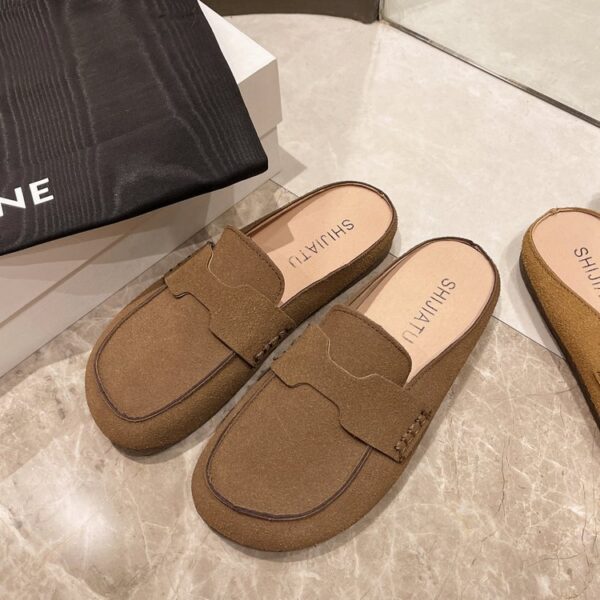 Women's Soft Bottom Ankle Shoes Round Toe Flats - Image 3