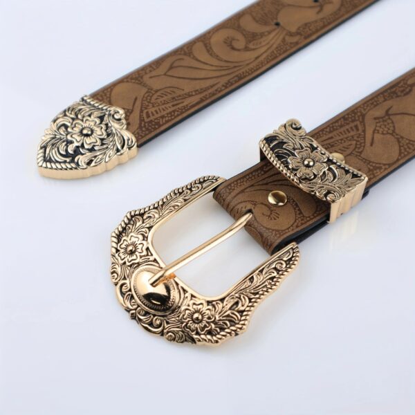 High-grade Brown Jeans Strap Casual All-matching - Image 7