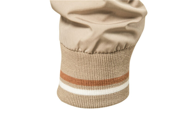 Men's Striped Zip-up Jacket With Pockets Fashion Casual Outerwear Sports Baseball Clothing Spring And Fall - Image 8