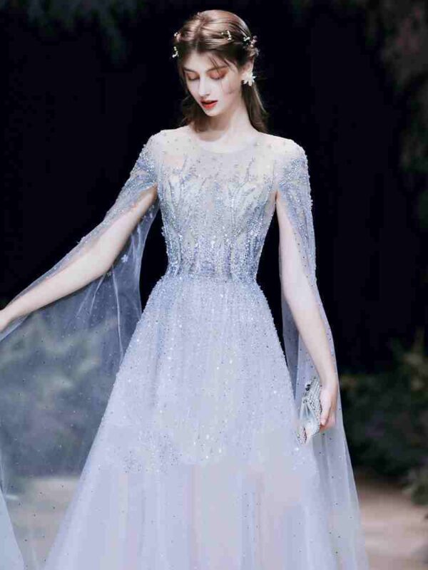 High-end Engagement Evening Dress Light Luxury Niche Wedding Banquet Female - Image 3